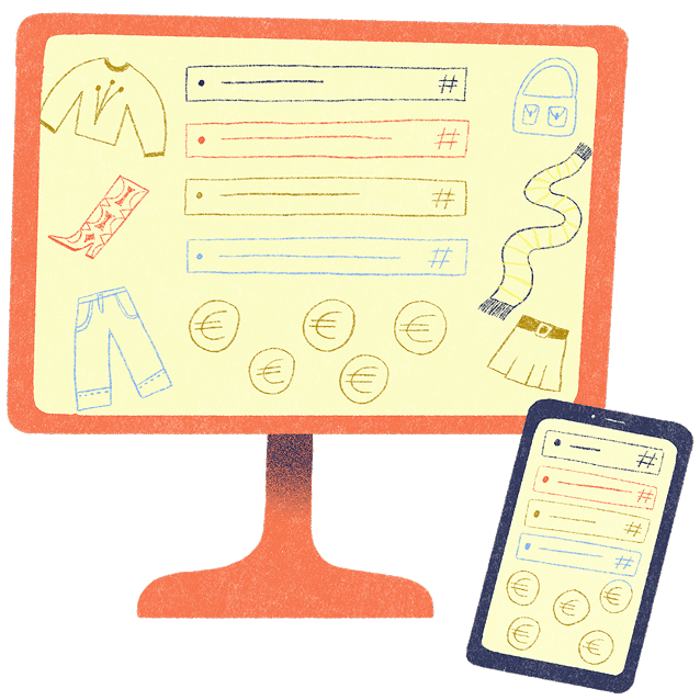 Illustration describing the marketplace